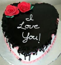 1.5 Kg Heart Shaped Chocolate Cake 1.5 Kg Heart Shaped Chocolate Cake